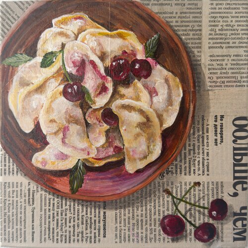 Sweet Edition: Varenyky par Irina Kurganskaya, Peinture en vente sur Singulart