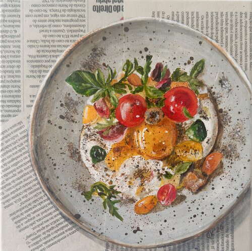 Morning Headlines de Irina Kurganskaya, Pintura a la venta en Singulart