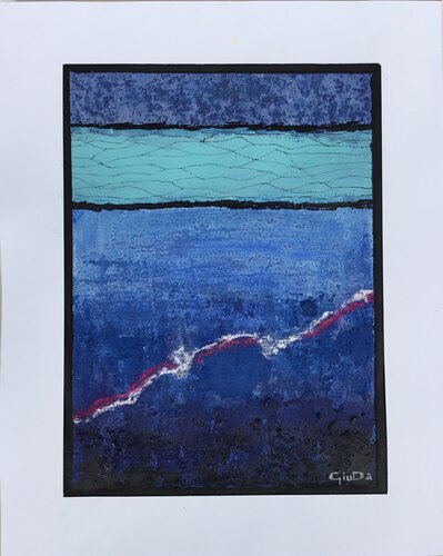Down to the Deep Blue 2 by Daniele Giusberti, Painting for Sale on Singulart