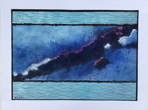Down to the Deep Blue 3 by Daniele Giusberti, Painting for Sale on Singulart