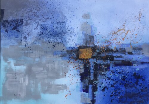 Colors Storm 7 by Daniele Giusberti, Painting for Sale on Singulart