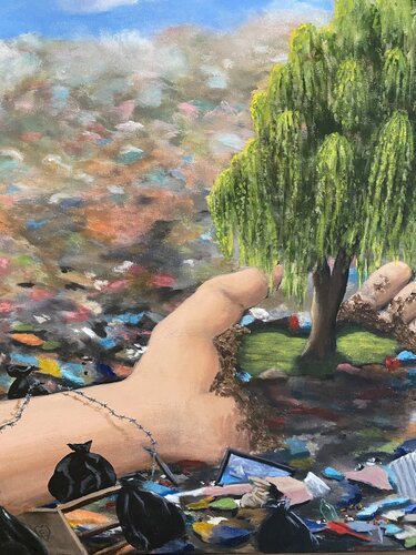 Nature in our hand von Eleonor Dan, Malerei kaufen auf Singulart