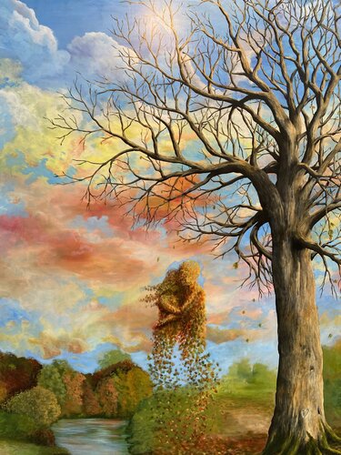 The ephemeral embrace von Eleonor Dan, Malerei kaufen auf Singulart