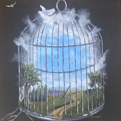 Breaking free van Eleonor Dan, Schilderij te koop op Singulart