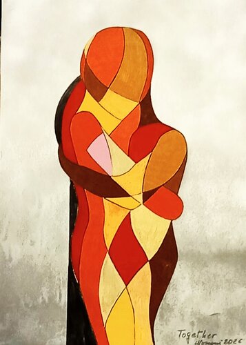 Together van Romano Mosconi, Schilderij te koop op Singulart
