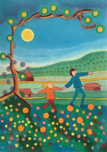 Dancing in the Fields von Gerard Ceulemans, Malerei kaufen auf Singulart