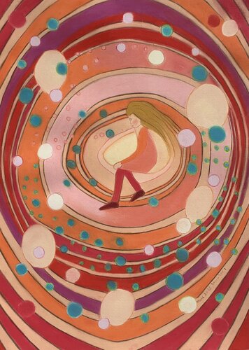 The Girl in the Portal van Gerard Ceulemans, Schilderij te koop op Singulart