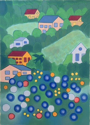 View from Above von Gerard Ceulemans, Malerei kaufen auf Singulart