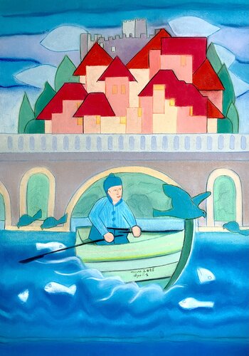 Follow the river von Gerard Ceulemans, Malerei kaufen auf Singulart