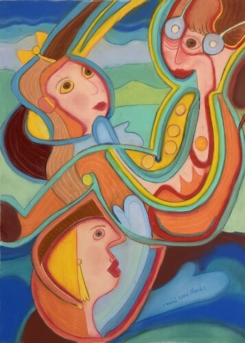 Three pilots di Gerard Ceulemans, Pittura in vendita su Singulart