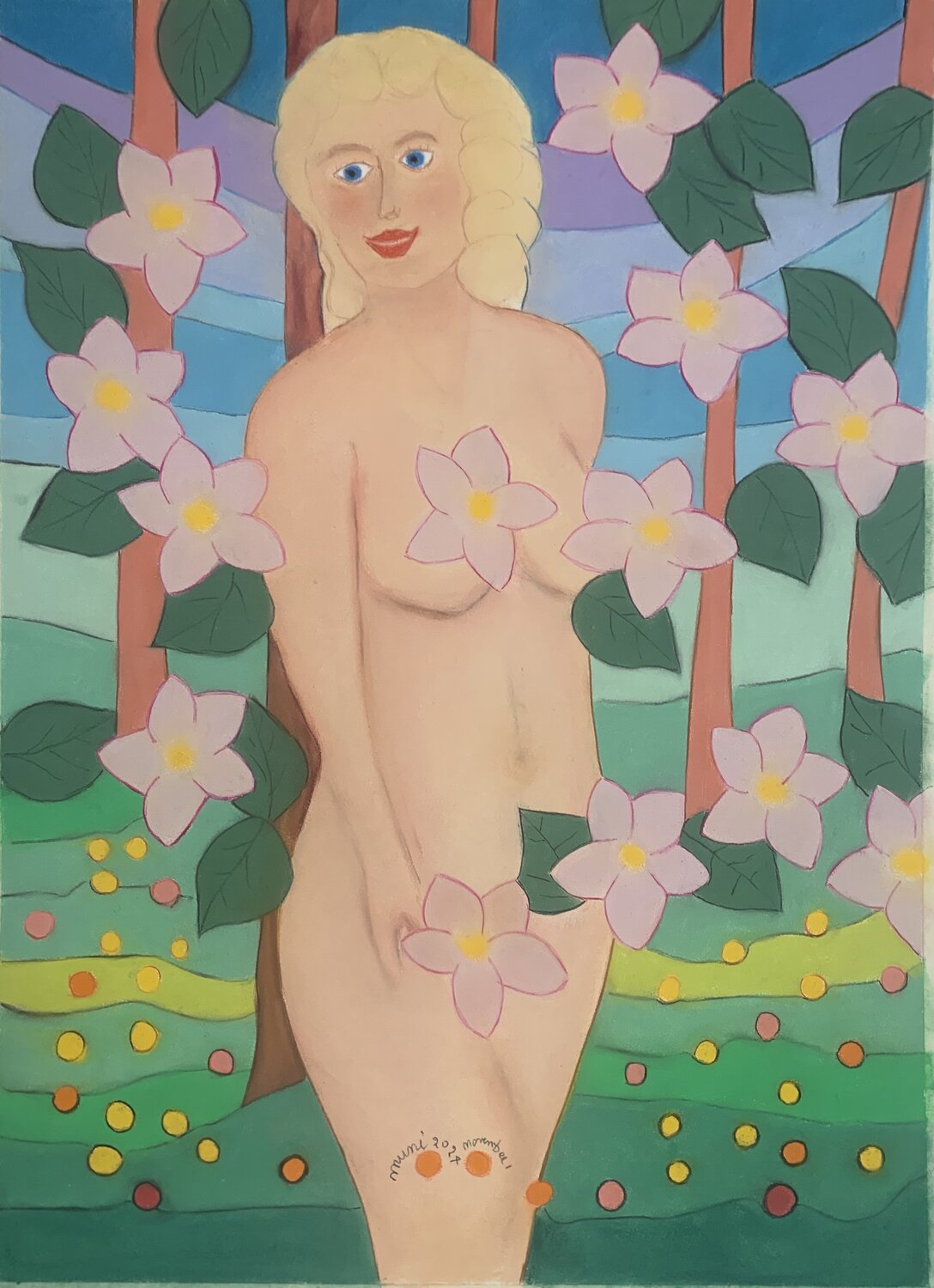 Girl with flowers Gerard Ceulemans