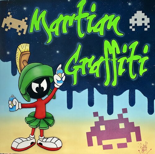 Martian Graffiti von Fantograff, Malerei kaufen auf Singulart