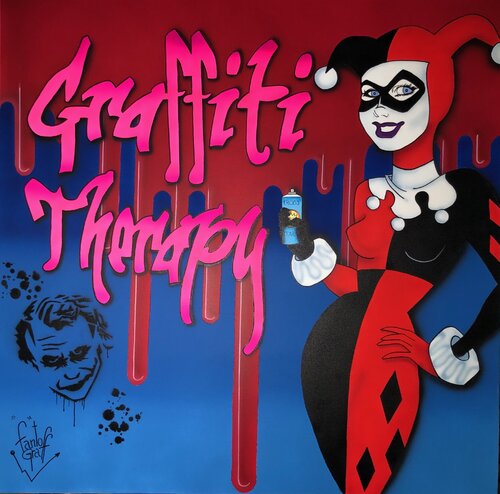 Harley 's Therapy von Fantograff, Malerei kaufen auf Singulart