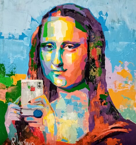 Monalisa von RODRIGO BARBOSA, Malerei kaufen auf Singulart