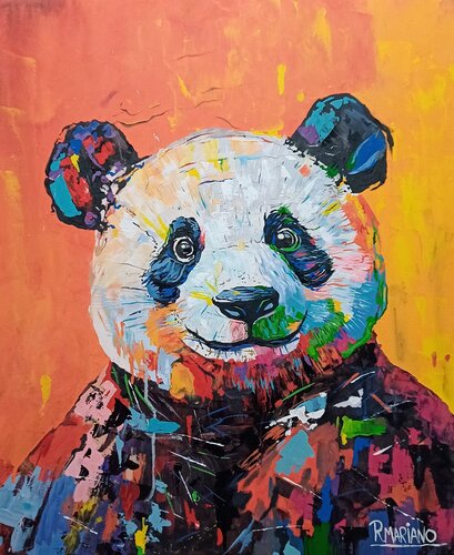 Panda von RODRIGO BARBOSA, Malerei kaufen auf Singulart