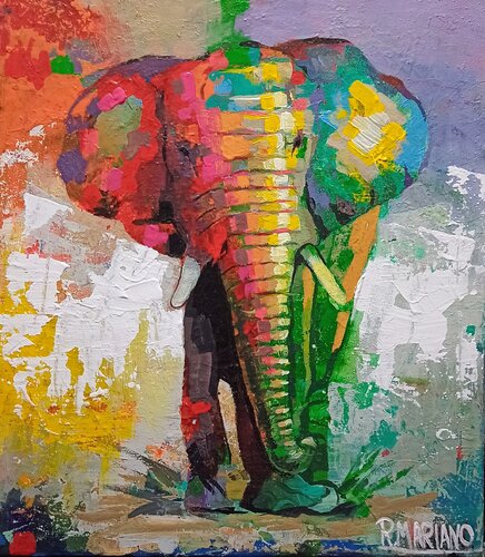 Elephant di RODRIGO BARBOSA, Pittura in vendita su Singulart