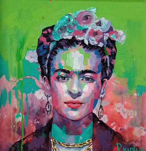 Frida kahlo di RODRIGO BARBOSA, Pittura in vendita su Singulart