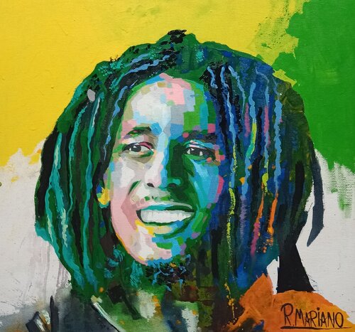 Bob Marley by RODRIGO BARBOSA, Painting for Sale on Singulart