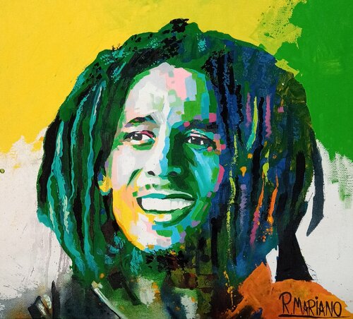 Bob Marley by RODRIGO BARBOSA, Painting for Sale on Singulart