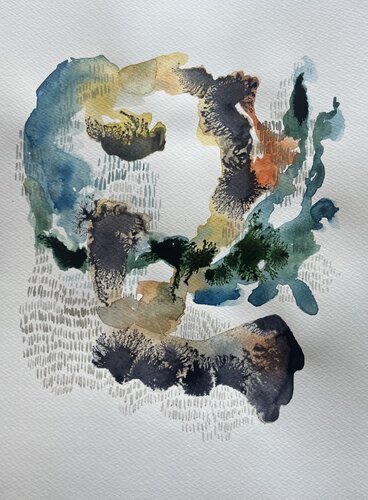 GEDANKENGEWÄCHS 10 by Sabine Hilscher, Work on Paper for Sale on Singulart