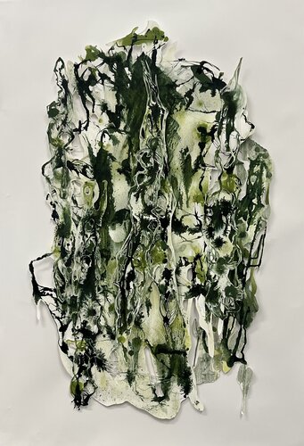 INS GRÜNE by Sabine Hilscher, Work on Paper for Sale on Singulart