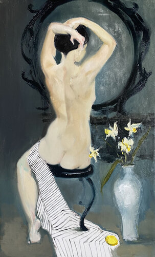 Naked spring de Yuliia Didevych, Pintura a la venta en Singulart