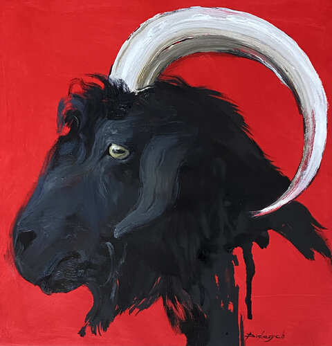Goat van Yuliia Didevych, Schilderij te koop op Singulart