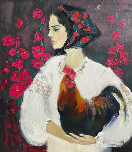 Before the Third Rooster Crowed von Yuliia Didevych, Malerei kaufen auf Singulart