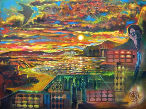 No Tomorrow Revisited di Mark Richard Parkin, Pittura in vendita su Singulart