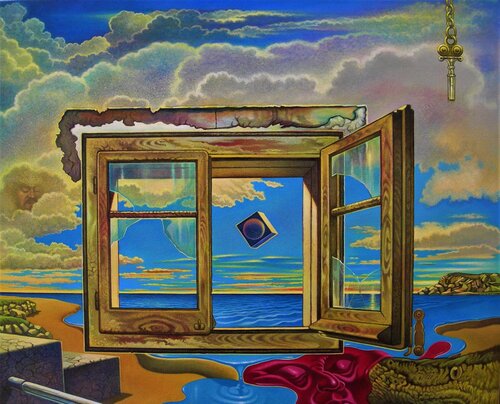 Window of Perception di Mark Richard Parkin, Pittura in vendita su Singulart