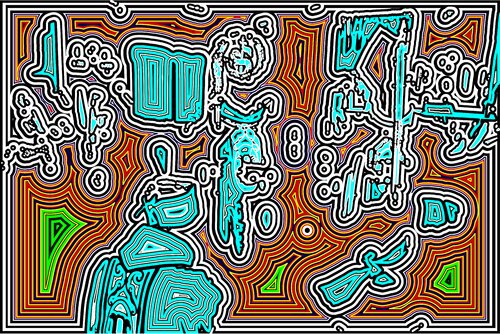 Formas 81 par Juan Diego Quintero López, Digital en vente sur Singulart
