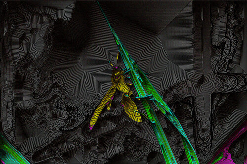 Avispa 100 di Juan Diego Quintero López, Digitale in vendita su Singulart