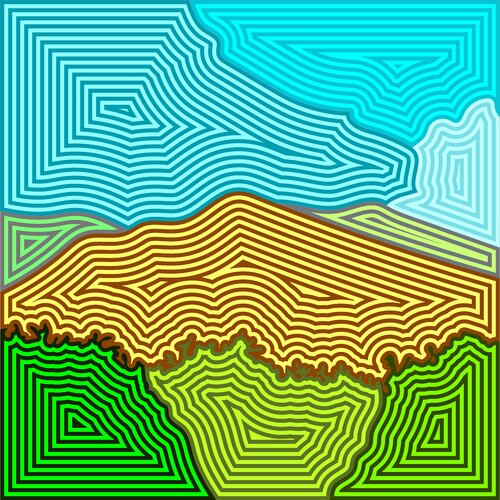 Paisaje producido 106 von Juan Diego Quintero López, Digital kaufen auf Singulart