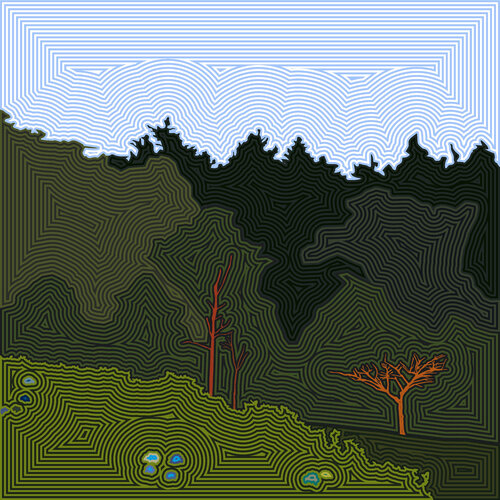 Paisaje producido 1001 von Juan Diego Quintero López, Digital kaufen auf Singulart