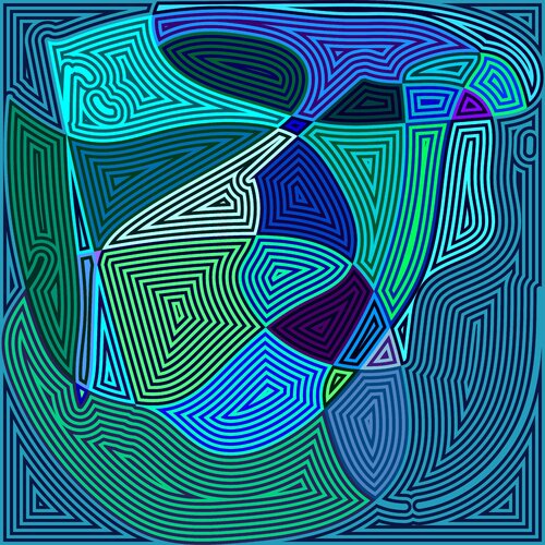 Aguas Turbulentas 1001 di Juan Diego Quintero López, Digitale in vendita su Singulart