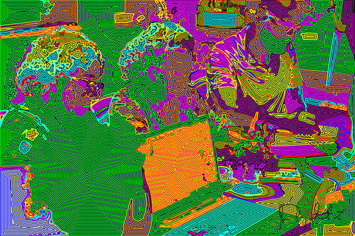 Formas 360 "Eco Digital en la Cotidianeidad" di Juan Diego Quintero López, Digitale in vendita su Singulart