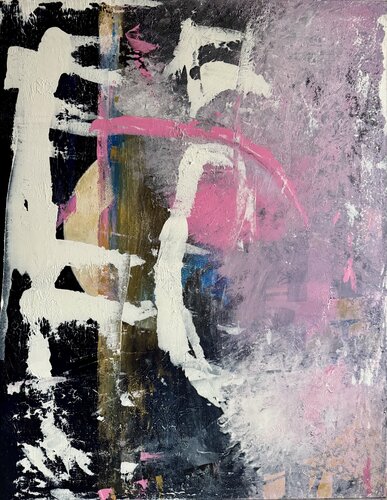 Full moon di Laura Miskinyte, Pittura in vendita su Singulart