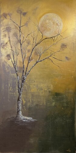 Melancholy of the Golden Evening di Laura Miskinyte, Pittura in vendita su Singulart