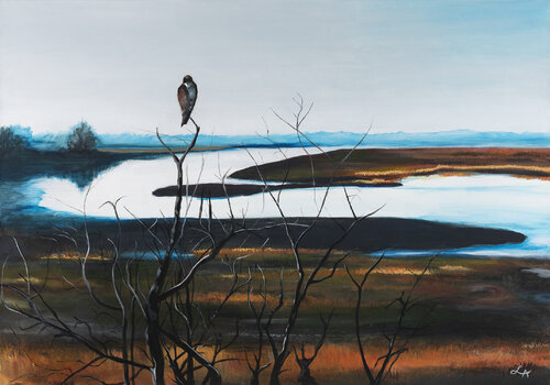 About Spaces and Inner Freedom Landscape Art von Laura Miskinyte, Malerei kaufen auf Singulart