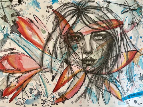 Nebula by Erika Marzana, Work on Paper for Sale on Singulart