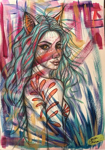 Liss di Erika Marzana, Opera su carta in vendita su Singulart