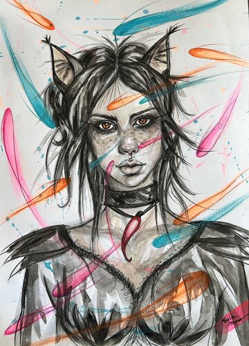 Dalia by Erika Marzana, Work on Paper for Sale on Singulart