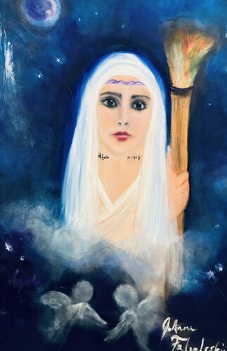 THE ANGEL LAILAH von JoAnna Falco-Leshin, Malerei kaufen auf Singulart
