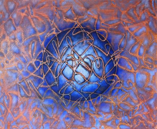 Magnetic force par Mattie Rasmussen, Peinture en vente sur Singulart