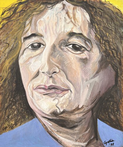 Portrait de Dr Claude Nacasch di Cynthia Ruffin Simon, Pittura in vendita su Singulart