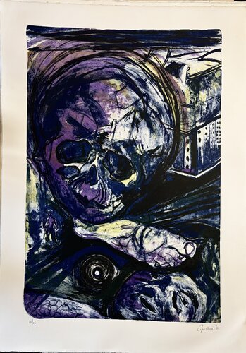 Death Head and other parts von Cynthia Ruffin Simon, Druck kaufen auf Singulart