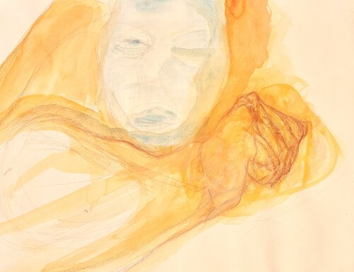 Study for Boxing woman Cynthia Ruffin Simon