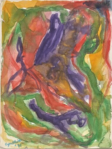 L'homme ténébreux by Cynthia Ruffin Simon, Work on Paper for Sale on Singulart