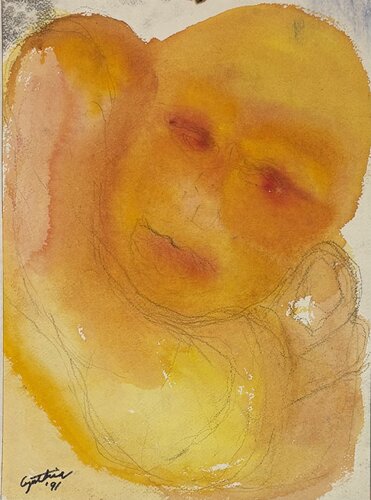 Study for Boxing woman di Cynthia Ruffin Simon, Opera su carta in vendita su Singulart