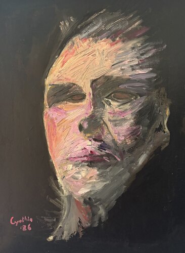 Portrait of Wolfgang Petrick by Cynthia Ruffin Simon, Painting for Sale on Singulart